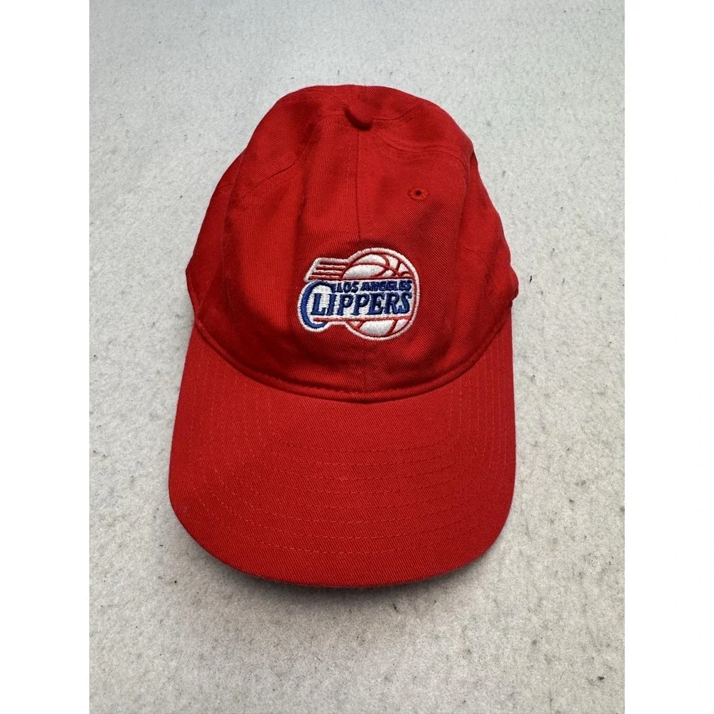 Los Angeles Clippers Hat Cap Strap Back Mens One Size Red NBA Basketball Adidas